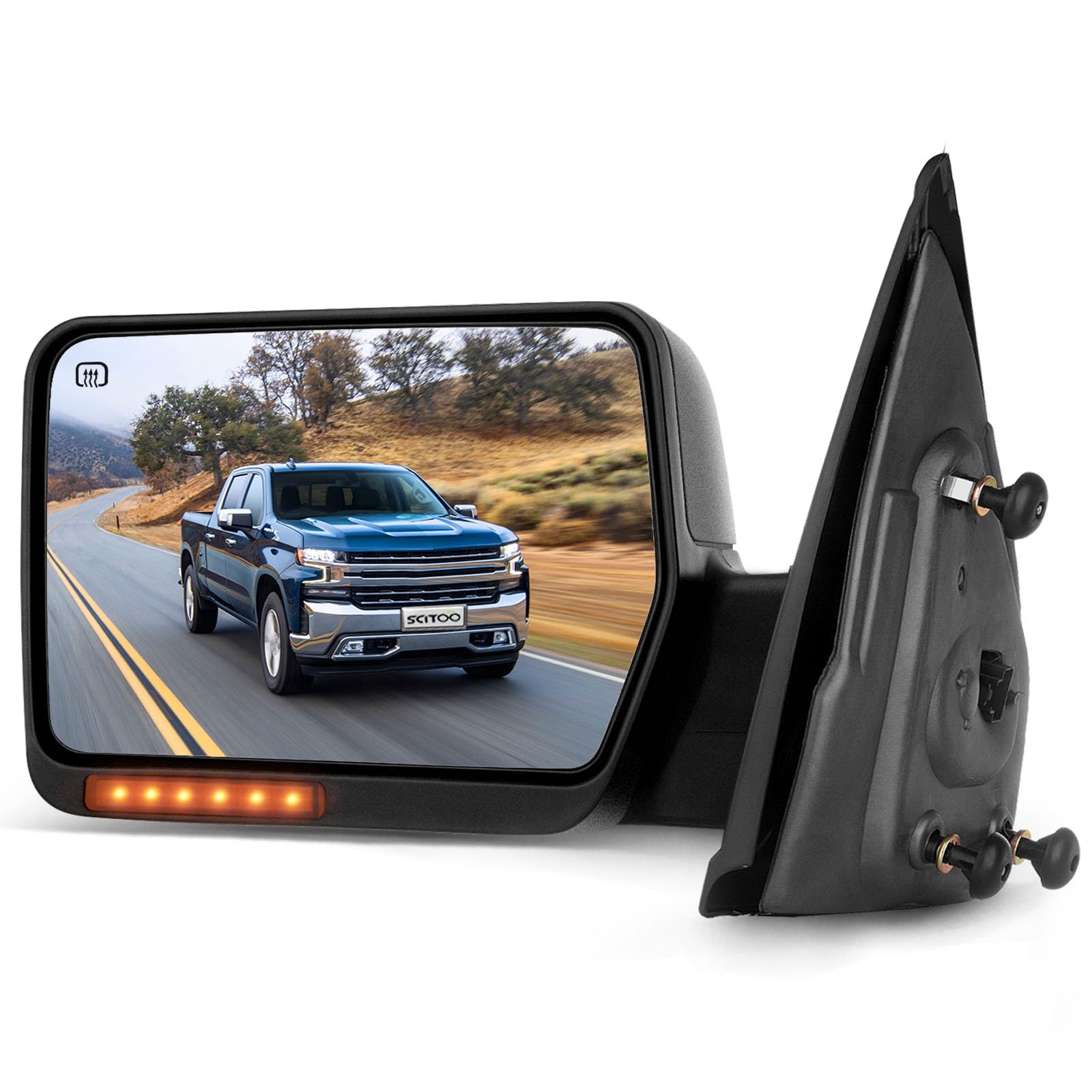 SCITOO Towing Mirrors for 2004-2014 for Ford for F150 Pickup Truck
