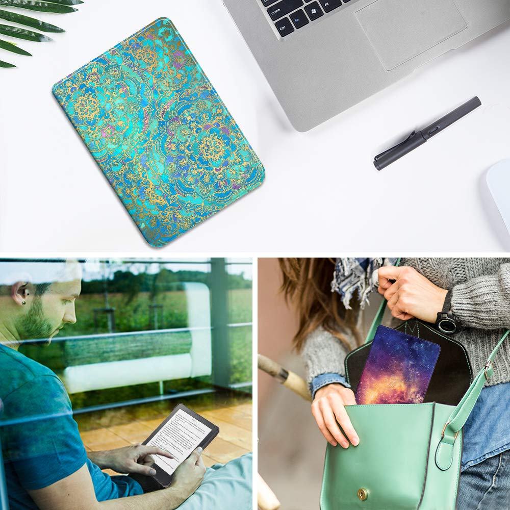 FINTIE Étui pour Kobo Clara HD 6 Pouces 2018 (Numéro de Modèle: N249) - Housse Fine et Légère Coque Fermeture Magnétique Fonction Réveil/Sommeil Automatique, Noir