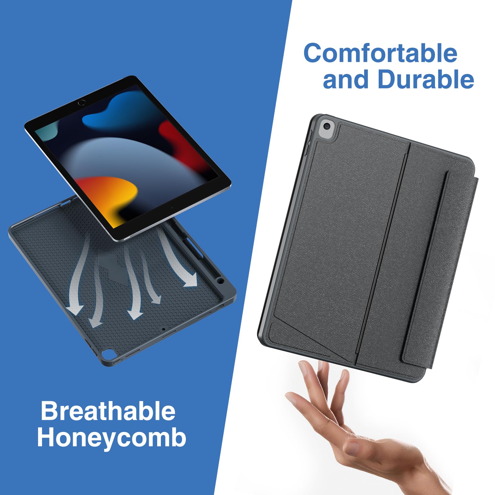 Amazon.com: Combo Keyboard Case For iPad 9th/8th/7th 