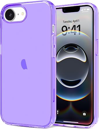 JJGoo for iPhone 17e Case for iPhone 16e Case Clear, Soft Transparent Shockproof Protective Slim Thin Phone Case Cover for 16e / 17e
