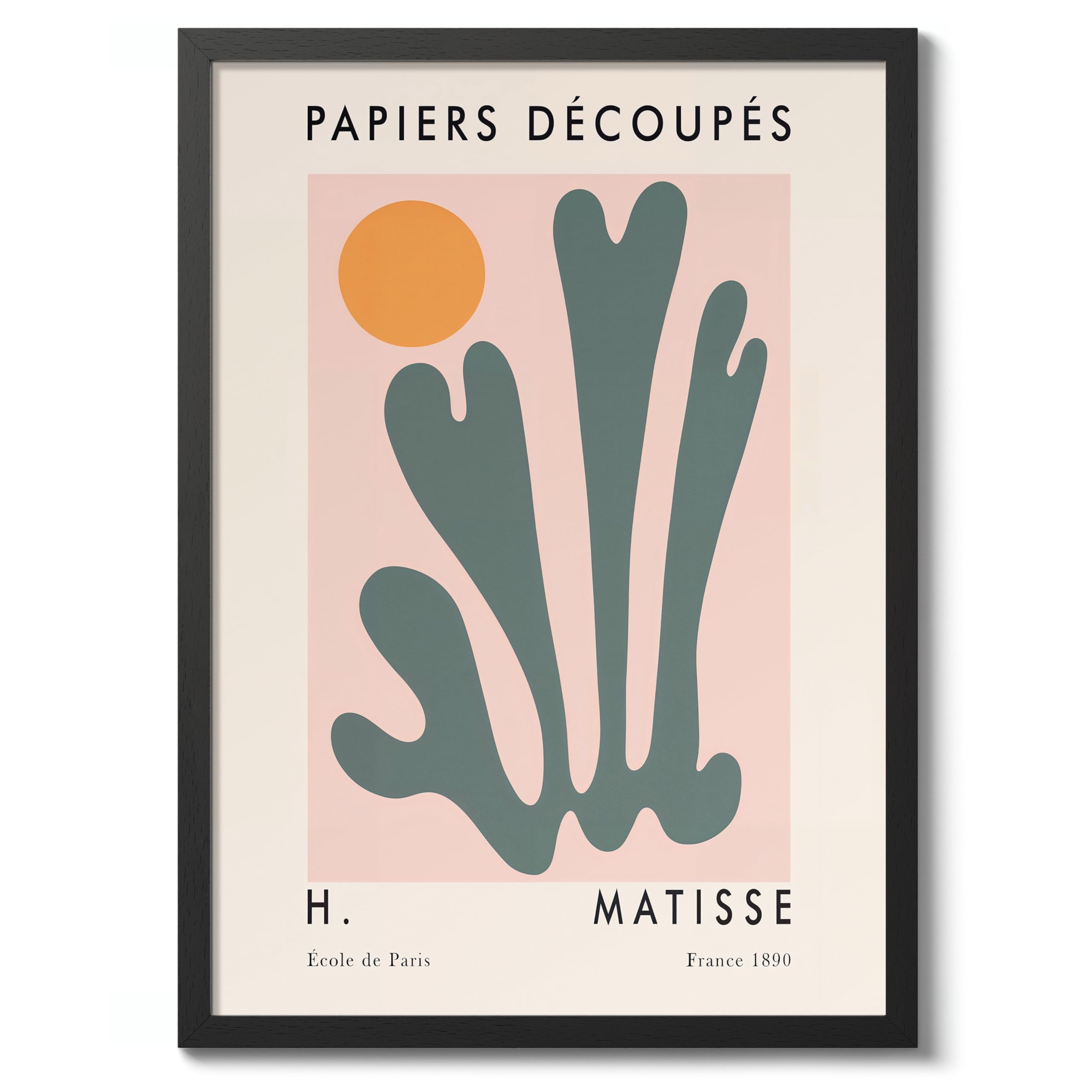 Papiers Découpés I Henri Matisse Poster, Modern Art Exhibition Print, Abstract Boho Wall Art, Home Decor Design And Decoration, A1 (Print Only) - 84.1x59.4cm — image 1