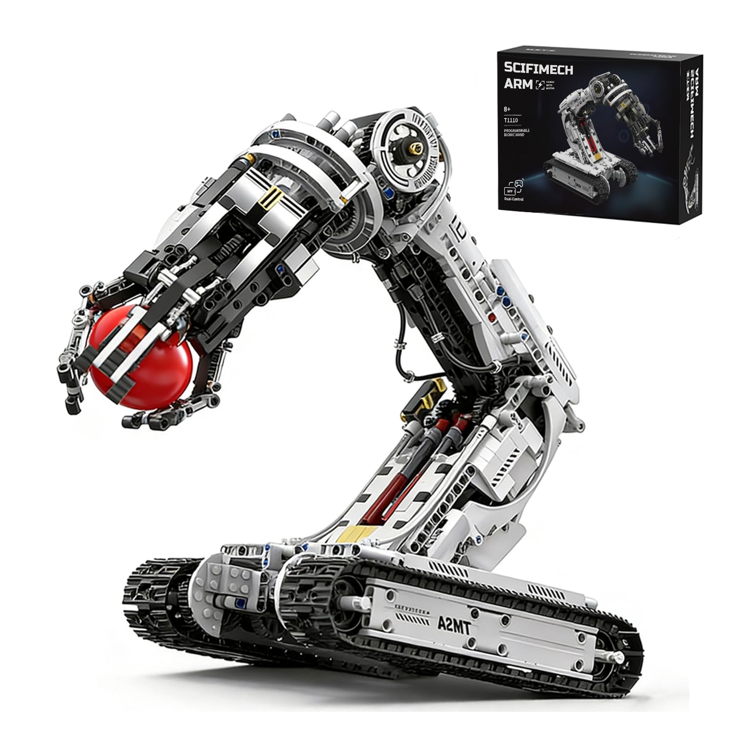 Remote Control Technic Robotic Arm Building Set,Coding for Boys 8-12 | Precision Lifting…