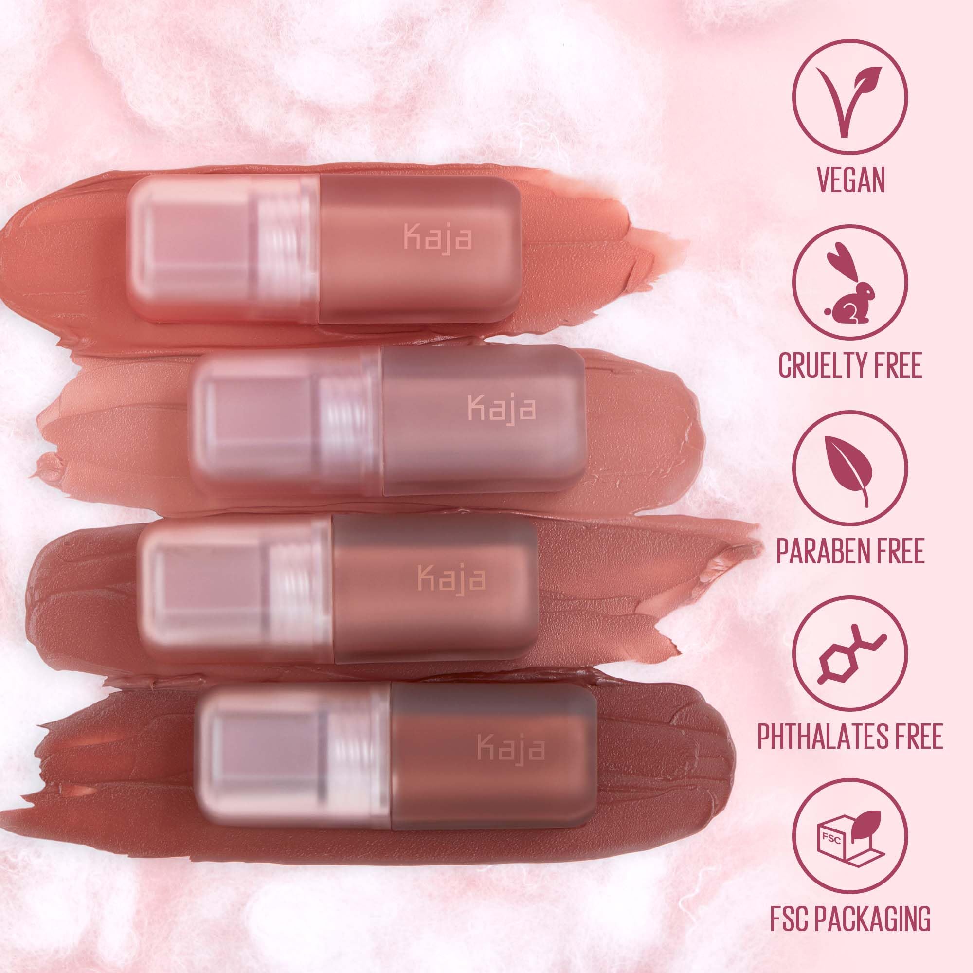 Sombra de ojos líquida multiusos y rubor - Whipped Dream | con aceite de semilla de algodón, 4 tonos, construible, mezclable, acabado semimate aireado, 01 Soufflé de coral, 0.17 onzas 7