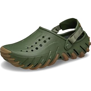 Crocs Unisex Echo Clogs Army Green