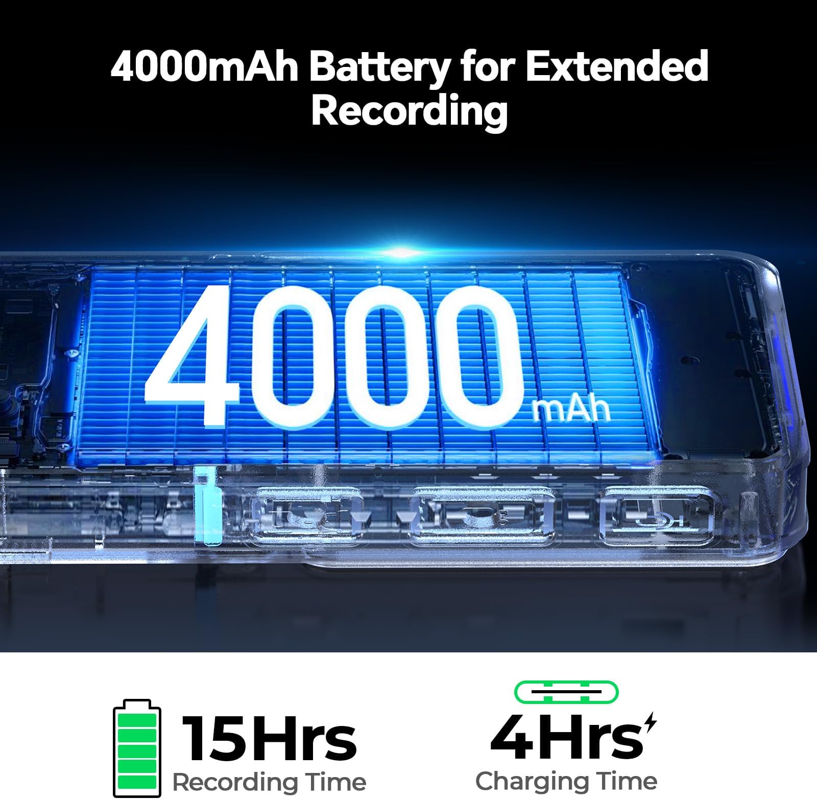 BOBLOV M7 128G 1080P HD Body Camera with 180 Rotatable Lens, 4000mAh Battery with GPS Body Cam, Last 14 Hours Video Recording, Police Body Worn Cam for Daily Shooting, Patrol, Police(128GB)