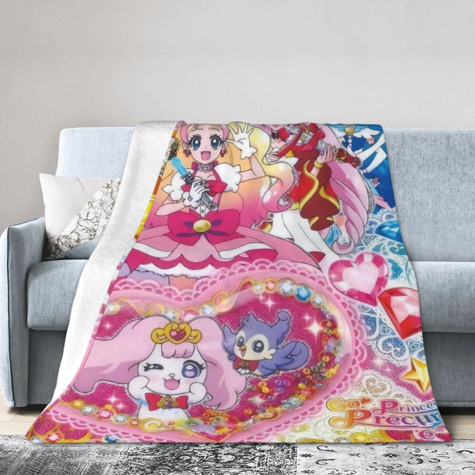 ゴー！プリンセスプリキュア　毛布 Amazon｜Go！プリンセスプリキュア (1)(1) 家庭用 ユニーク フランネル