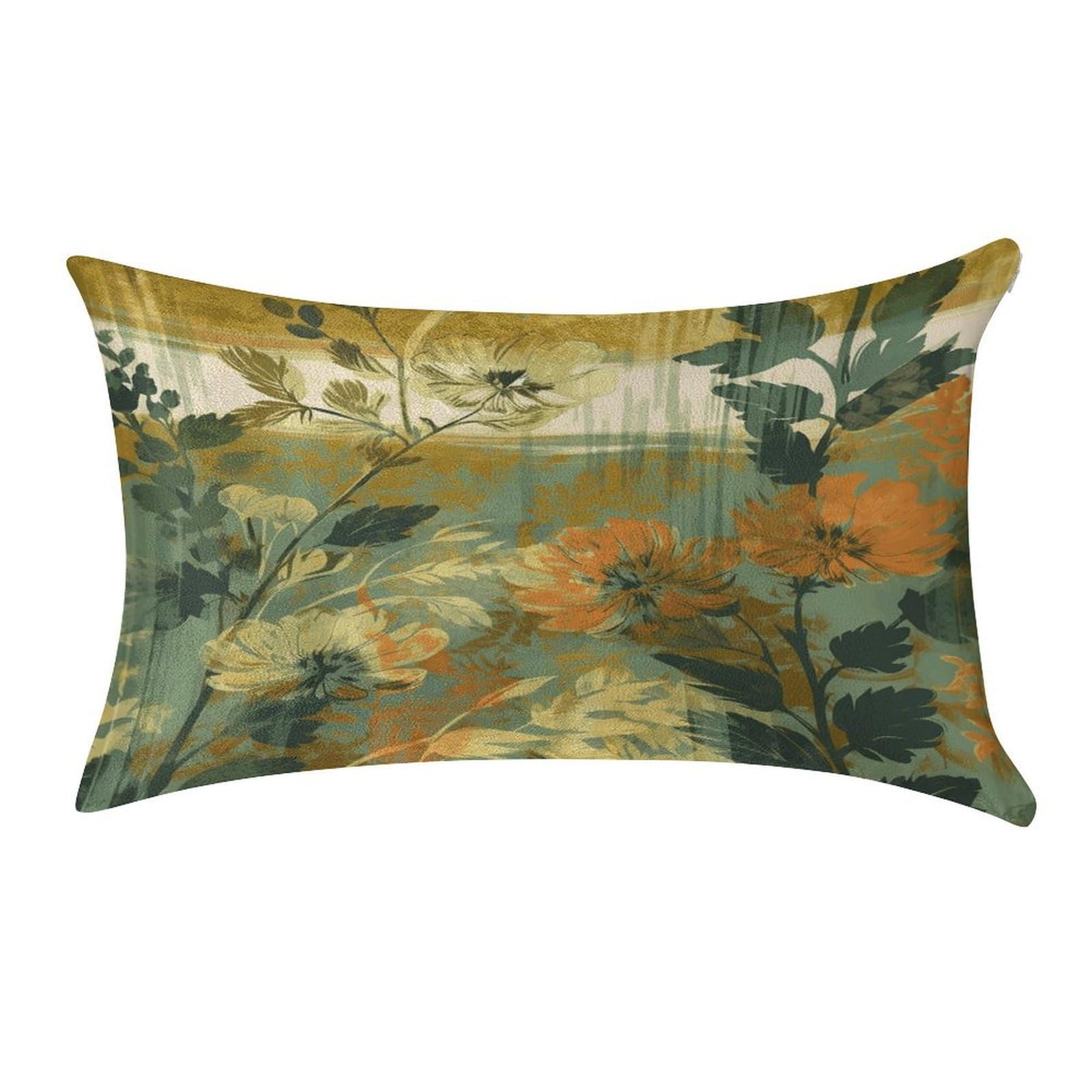 Fekiloot Style Natural Colorful Flowers Pillow Covers Home Decor Pillow Cases