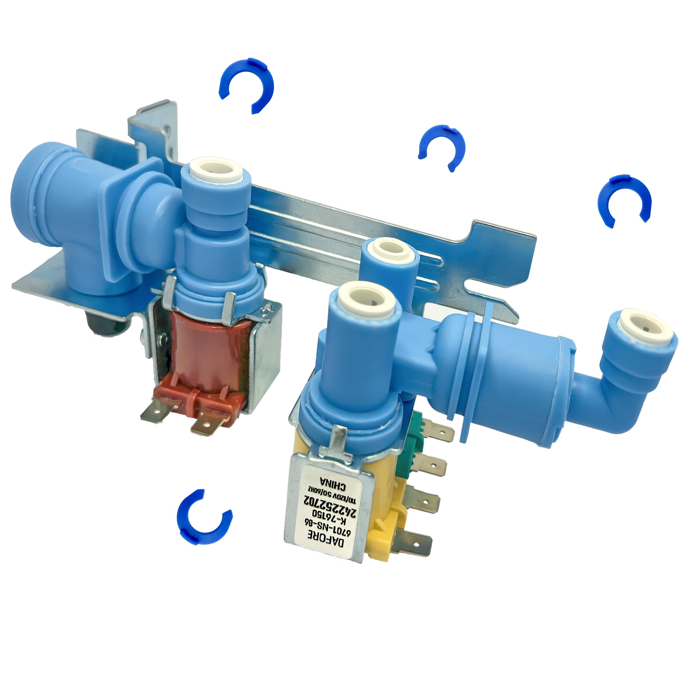 Photo 1 of Upgraded 242252702 Refrigerator Water Inlet Valve Compatible with Frigidaire,Electrolux,Kenmore,Crosley,Replacement For WV2702 K-76150 2692163 240321801 241734301 AP5671757 PS7784018,1 Year Warranty