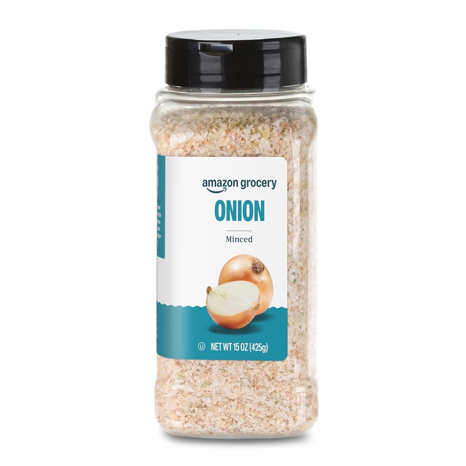 Amazon Grocery Minced Onion 15 Oz - 100% Pure Dehydrated Onions for Meatloaf, Gravies & Dips (Formerly Happy Belly)