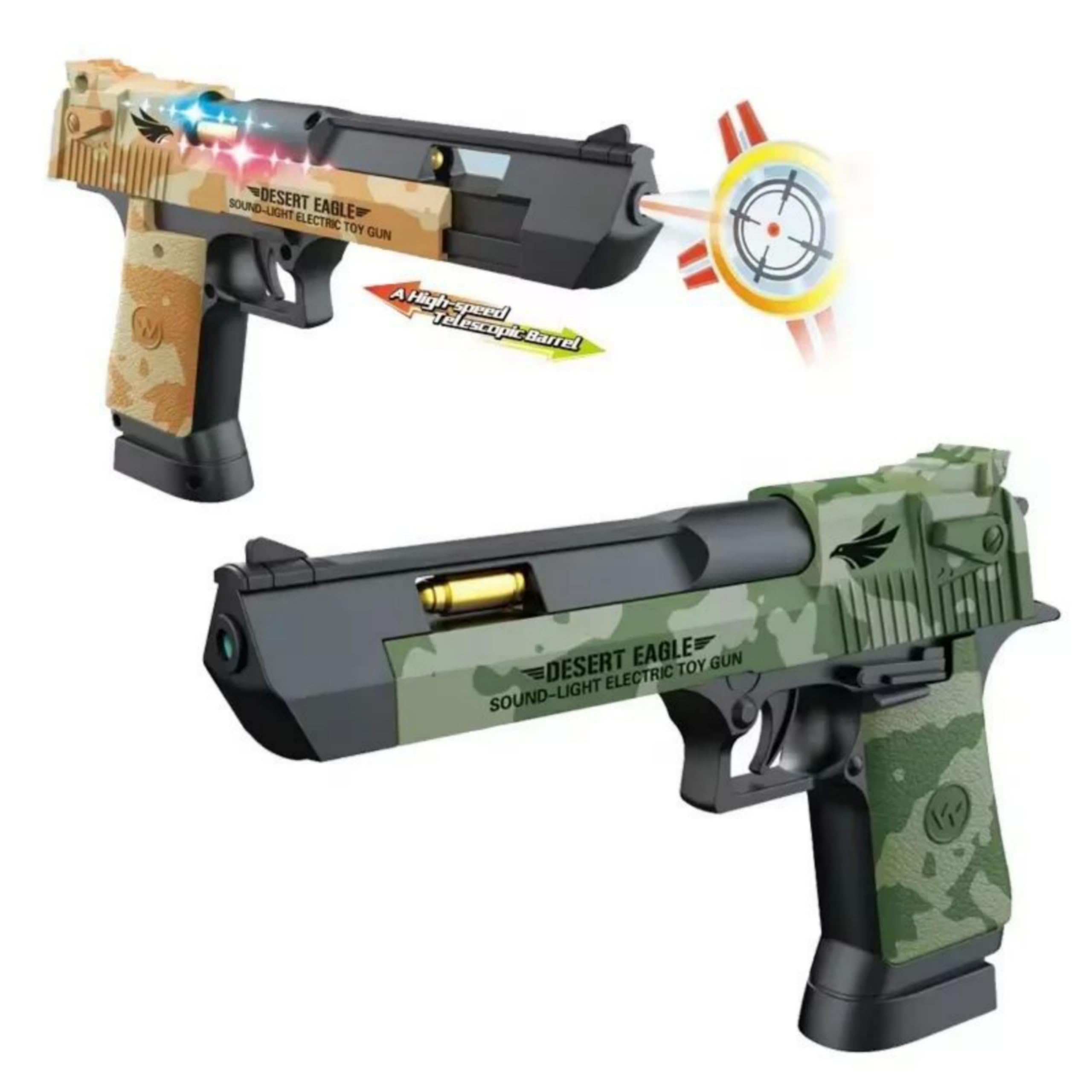 TANMAN TOYS Battery Operated Musical Gun Toy with Light Projection for Kids Boys/Non Shooting Toy Gun with Vibrations for Toddlers Kids (B0DDT3W5YT) Amazon Price History, Amazon Price Tracker