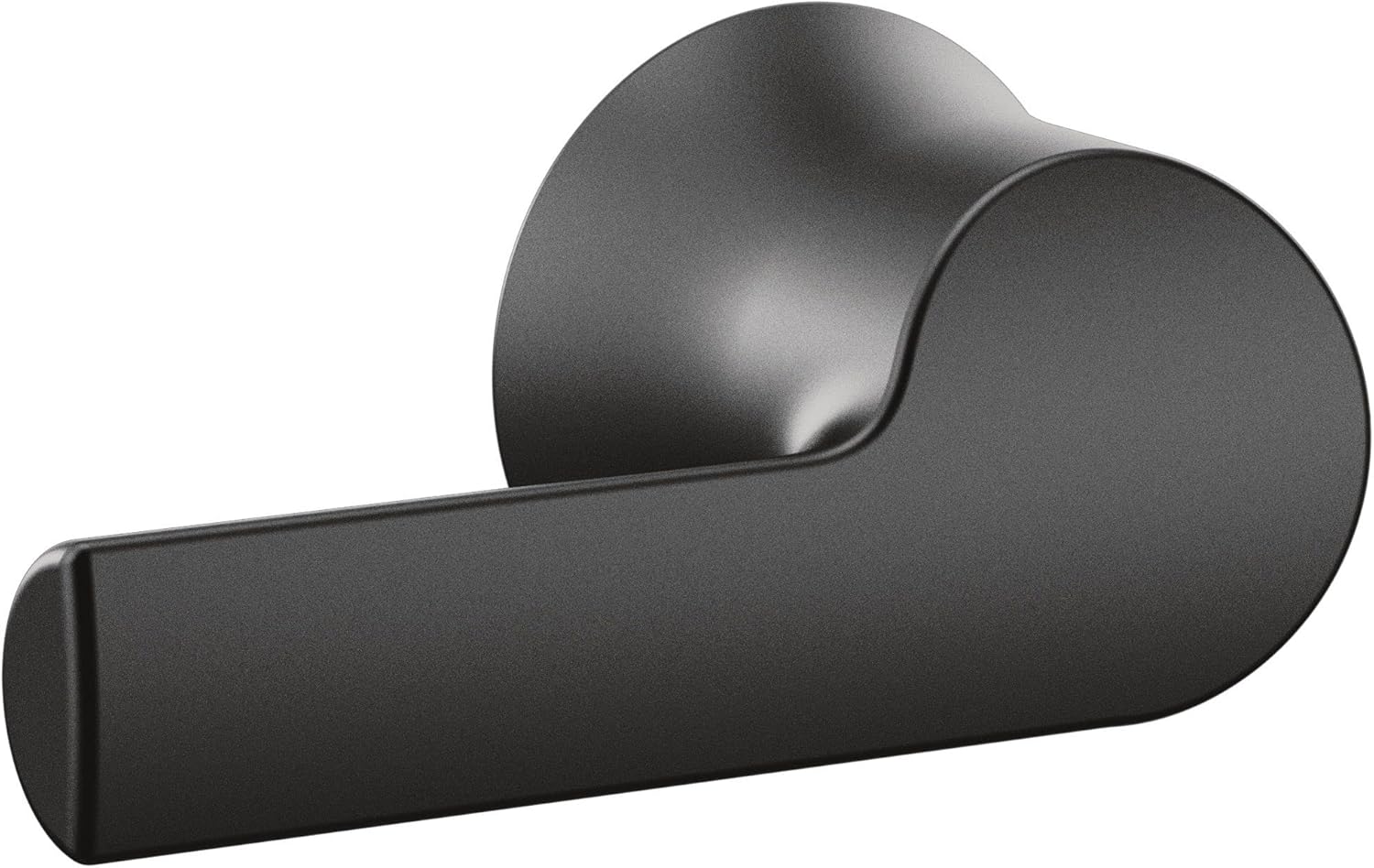 Moen Doux Matte Black 4.25" Brass Decorative Toilet Tank Flush Lever, YB0201BL