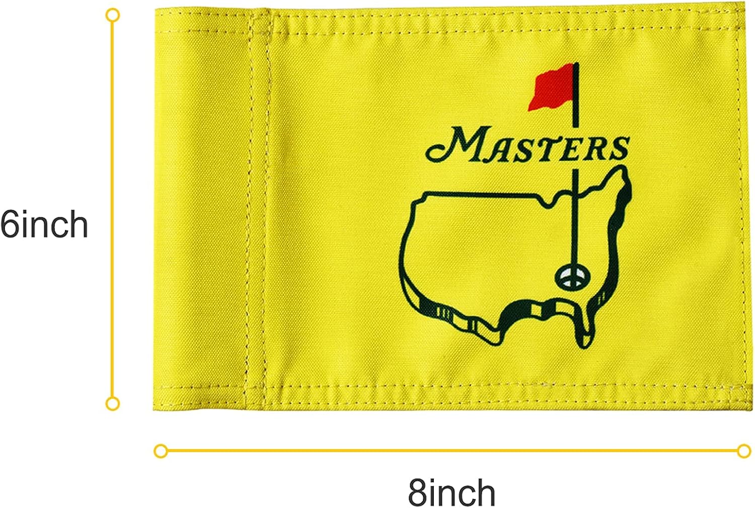 COGOLFING Golf Flag, Double-Sided Augusta National Flag, Regulation Tube Flag, Practice Putting Green Flag for Backyard Garden, Double-Sewn 420D Nylon Miniature Pin Flags, 8"L x 6"H, 1-pack : Sports & Outdoors