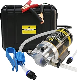 Engine Oil Pump, 12V 100W Electric Oil Extractor Pump Kit, Portable Gear Oil Pump with Pipes, Fluid Suction Transfer Pump for Boats, Cars, RVs, Trucks, Motorcycles, Lawnmowers