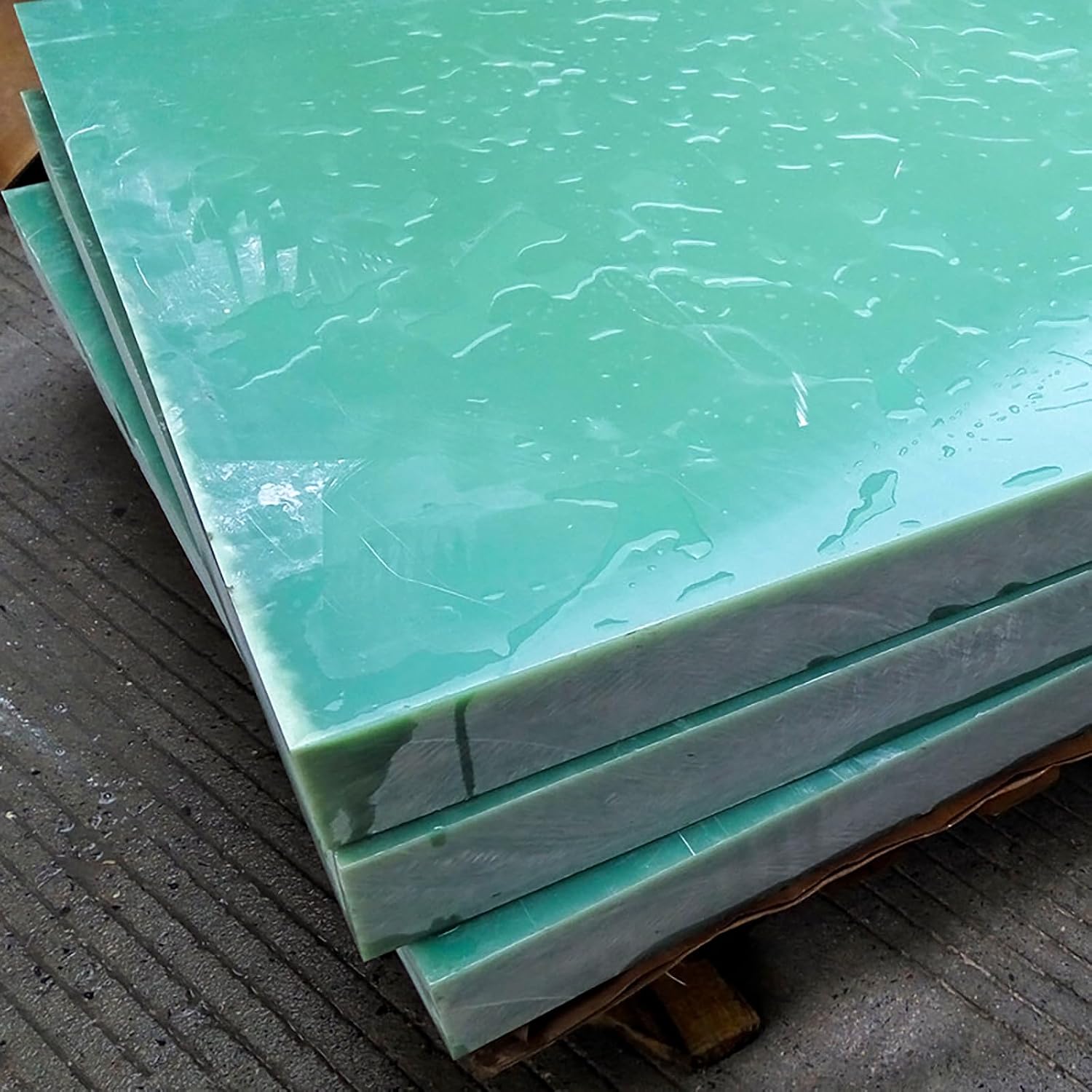 FR4 Epoxy-Sheet Resin Glass-Fiber Insulation-Plate - 335X300X10MM Green