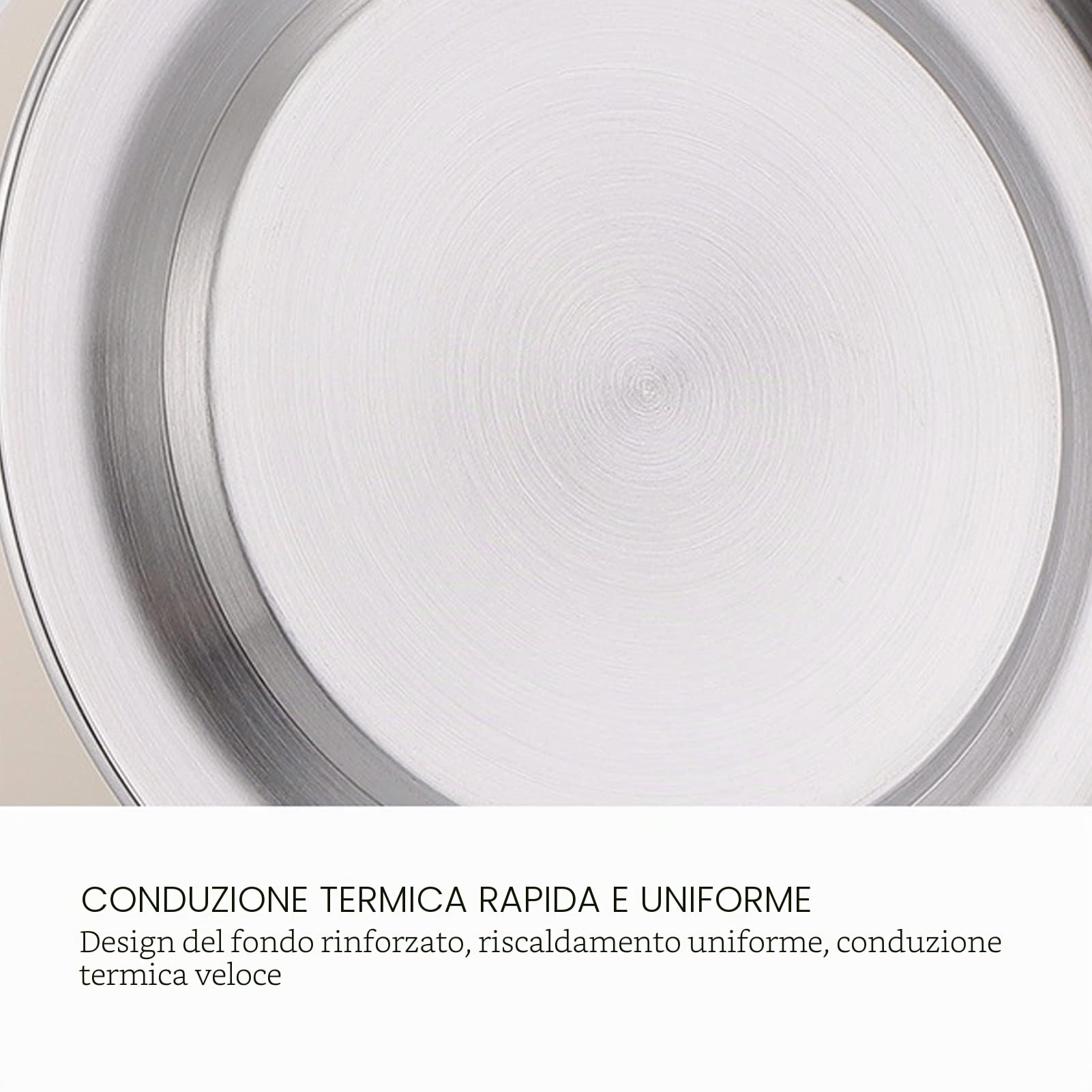 Bollitore da Tè Con Fischio da 2,5 Litri in Acciaio Inossidabile - Teiera Con Riscaldamento Efficiente Per Piano Cottura - Manico Termoisolante