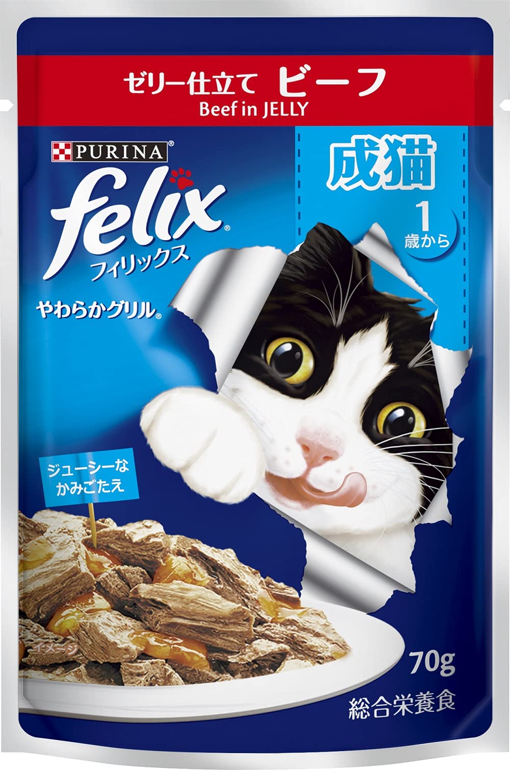【送料無料】成猫・老猫用キャットフード　ちゅ〜る、フィリックス等詰め合わせ ネスレ ピュリナ フィリックス パウチ やわらかグリル ゼリー