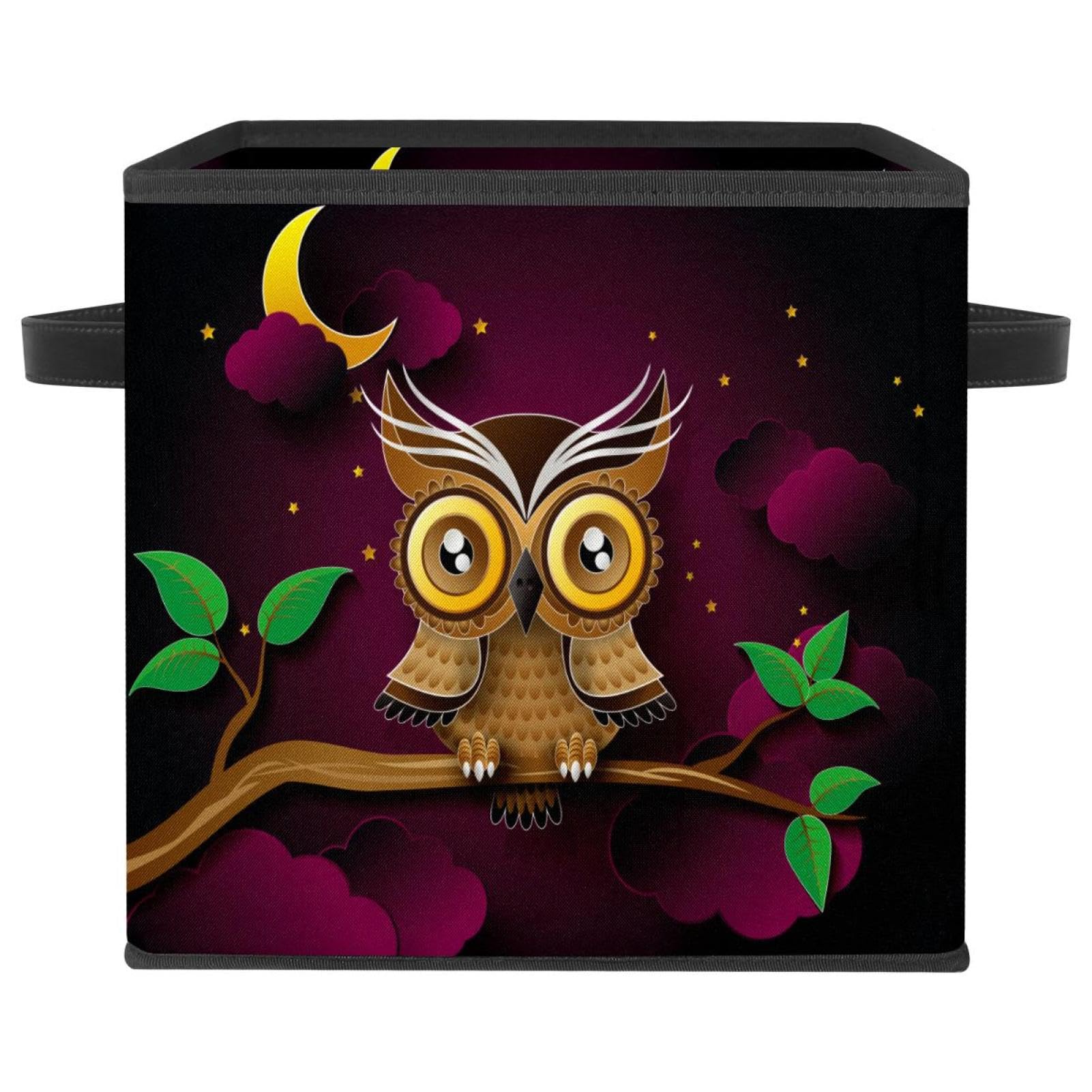 Boîte de rangement pliable motif lune pour gagner de la place dans un petit placard