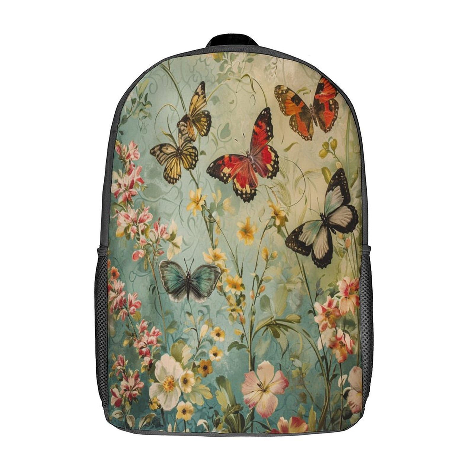 FAWEFSA Burtterflies Mochila Estudiante Mochila Portátil Universitaria Mochila De Mujer Adolescentes Mochila Escuela Viajar Colegio Cámping Impermeable 17inch
