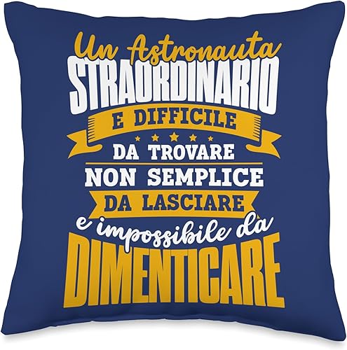 Miniatura 4 de Idea Regalo Per Un Astronauta Gadget Un Straordinario-Uomo Regali Tema Astronauta Throw Pillow, 18x18, Multicolor