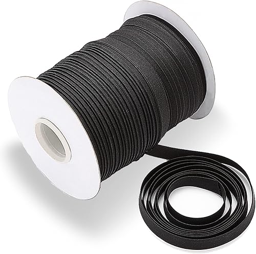 Cinta al bies de doble pliegue de 12 pulgada, cinta al bies de doble pliegue de 55 yardas, carrete continuo a granel para coser ropa, acolchado,