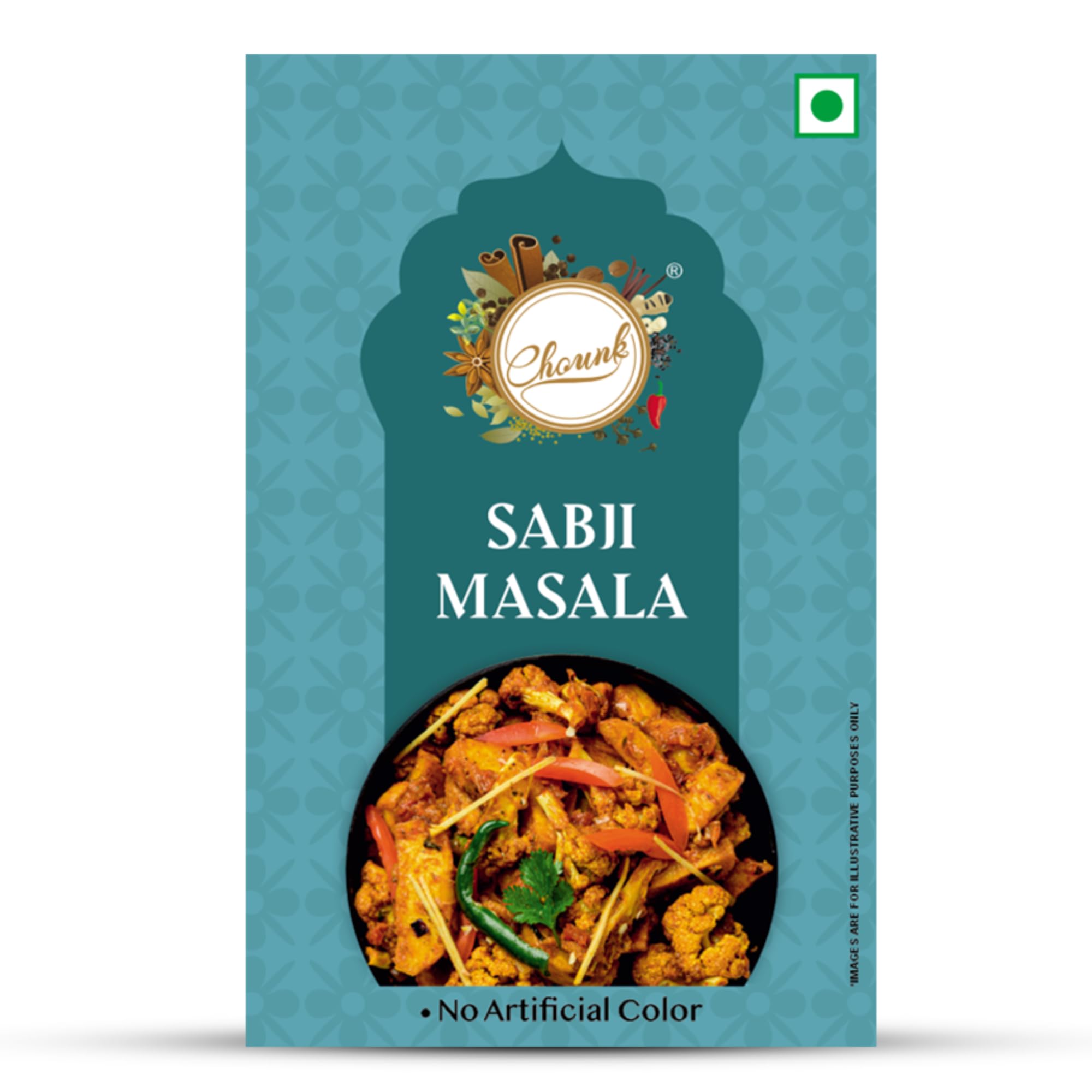Chounk Sabji Masala 100G | Make Home Recipe Like Restaurant | Blended Spices Mix | Healthy Delicious & Flavourful Cooking | No Artificial Flavours | No Preservatives | Ready Masala Powder