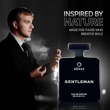 GENTLEMAN | Men's Fragrance | Perfume for Men | Citrus top note | 100 ml pack | 3.4 Fl. Oz. | Amber and Spicy fragrance | Gift for Men | Eau de Parfum EDP