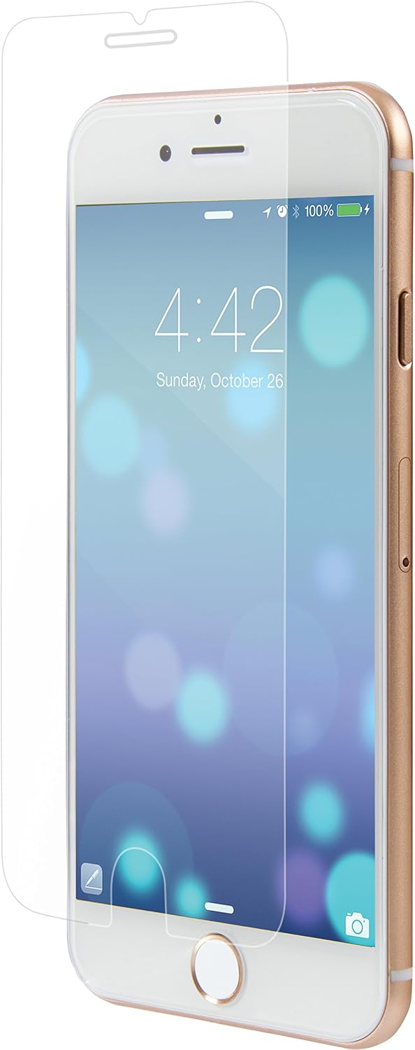 Case-Mate - iPhone - 8 | 7 | 6 - Glass Screen Protector - Tempered Glass - Anti Fingerprint - 9H - Apple iPhone - Clear