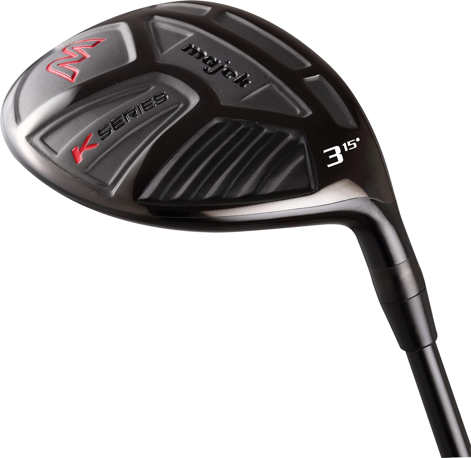 Senior Men's Majek K-Series High Launch 460cc 12.5° Driver and 3 5 Fairway Wood Set Golf Clubs, Right Handed Senior Flex with Premium Men's Arthritic Grip