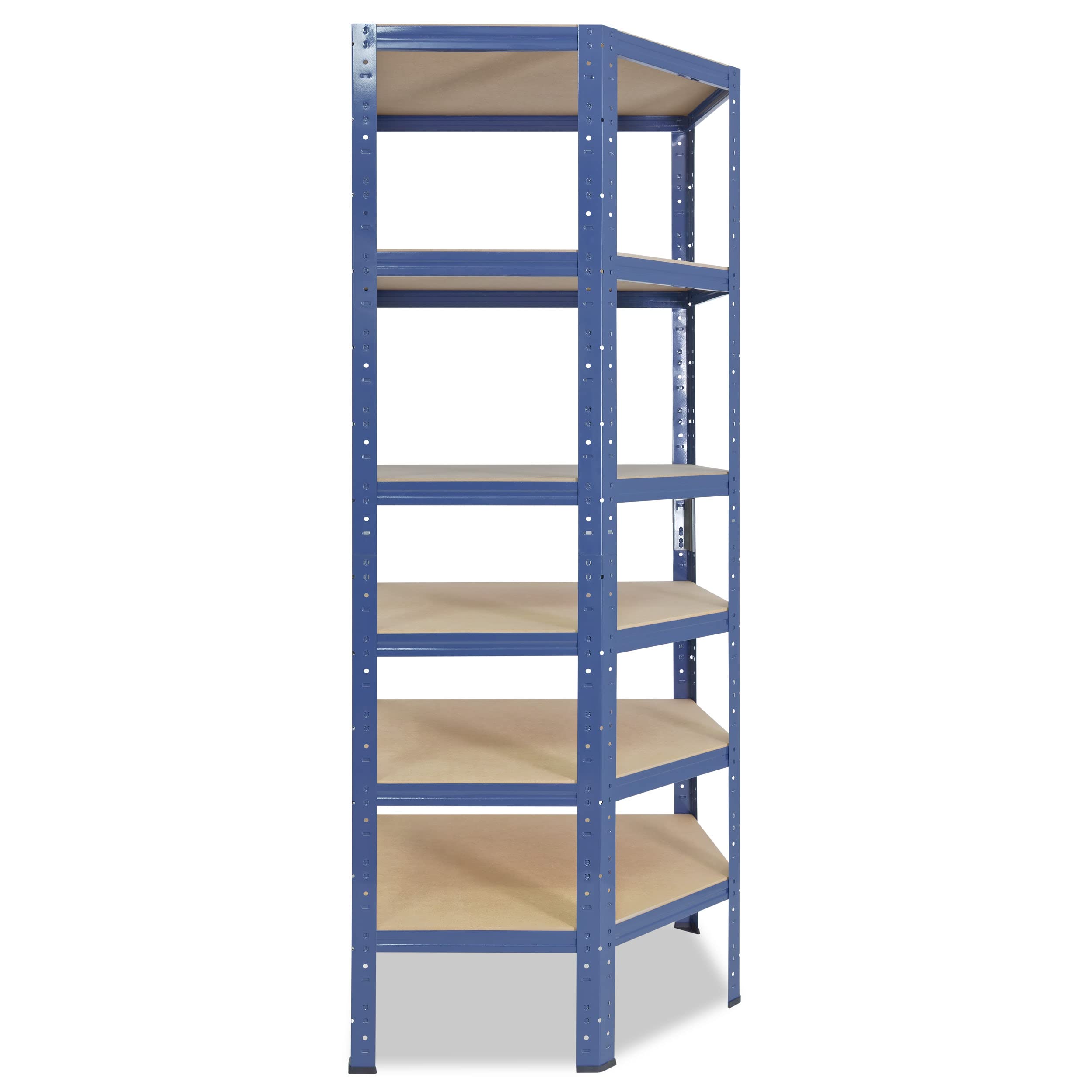 Scaffale Metallo Per Carichi Pesanti 180x50x50 Cm - 6 Ripiani Regolabili, Capacità 145 Kg Per Ripiano, Per Garage E Cantina