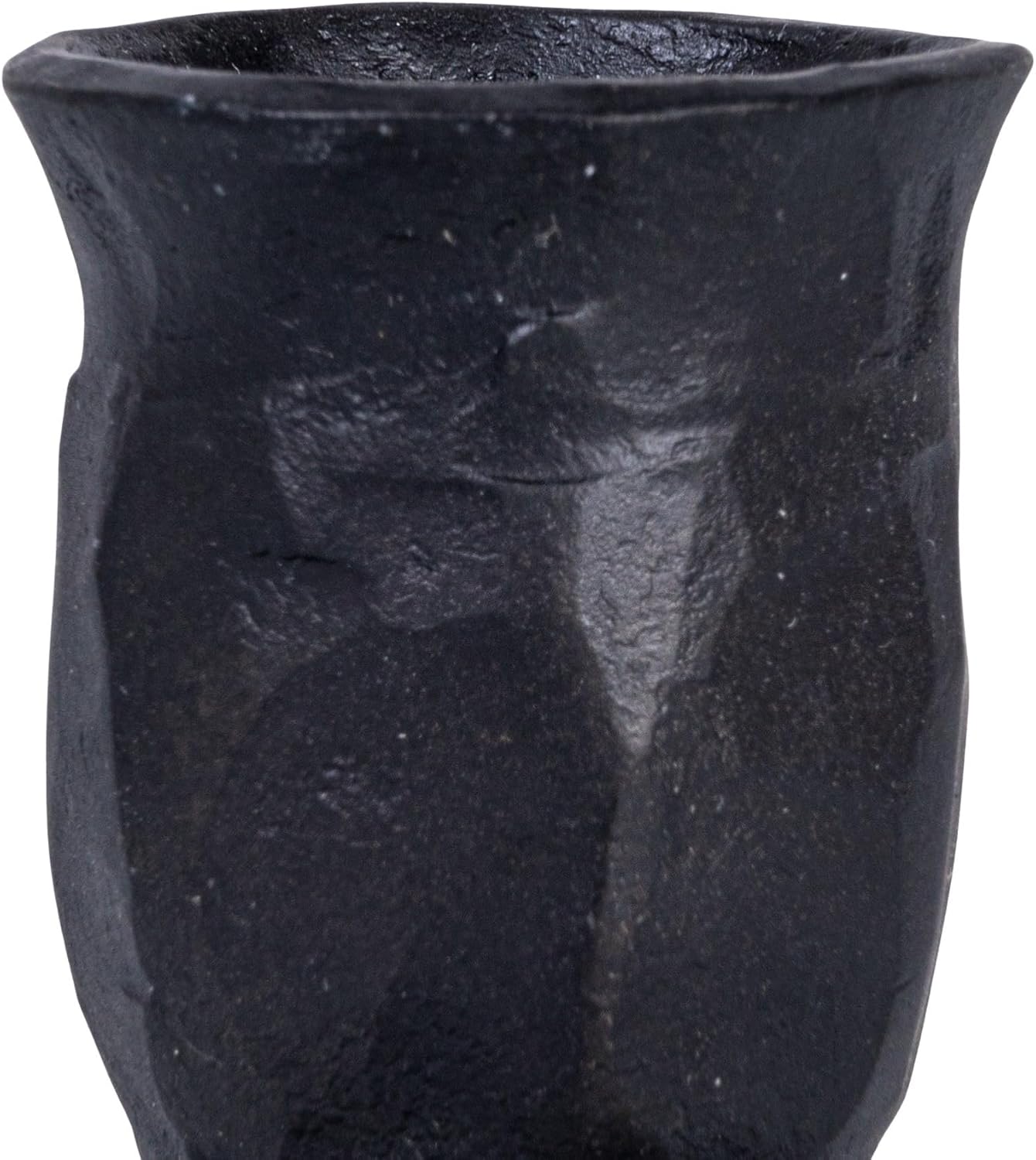 Creative Co-Op Hand-Forged Cast Metal Taper Holder, Black