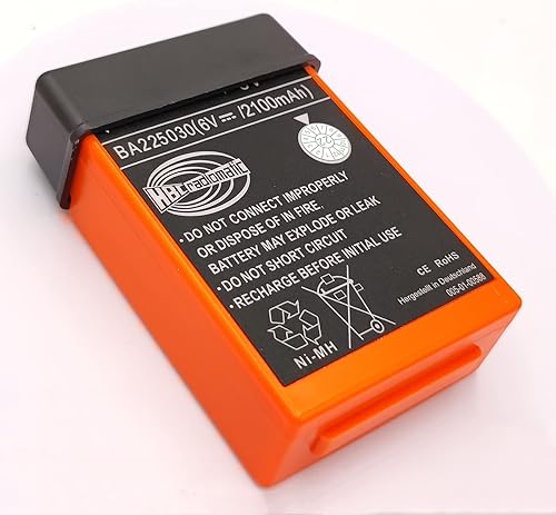 Miniatura 3 de ARrase Paquete de 5 baterías recargables BA225030 Ni-Mh 6V 2100mAh Batería radiomática HBC BA225030 para grúa HBC Control remoto Bomba de camión