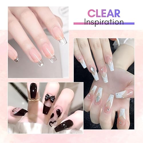 Vista 136 de Makartt - Gel de uñas de polietileno, 1.7 oz (50 ml), constructor, extensión, fortalecedor, gel de color duro, multifuncional, larga duración, fácil