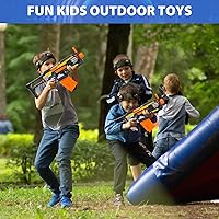 Vista 7 de Pistola de juguete automática, lanzadores de espuma eléctrica y pistolas de juguete con 40 balas, juguetes para niños de 6, 7, 8, 9+ años, gran