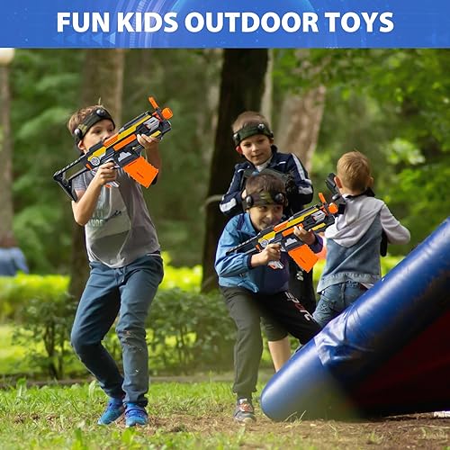 Miniatura 7 de Pistola de juguete automática, pistolas eléctricas de espuma de juguete con 40 balas, juguetes para niños de 6, 7, 8, 9 años, genial regalo de
