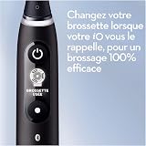 Oral-B Brosse à Dents Electrique iO 6, 2 Brossettes de Rechange, Noire - 6