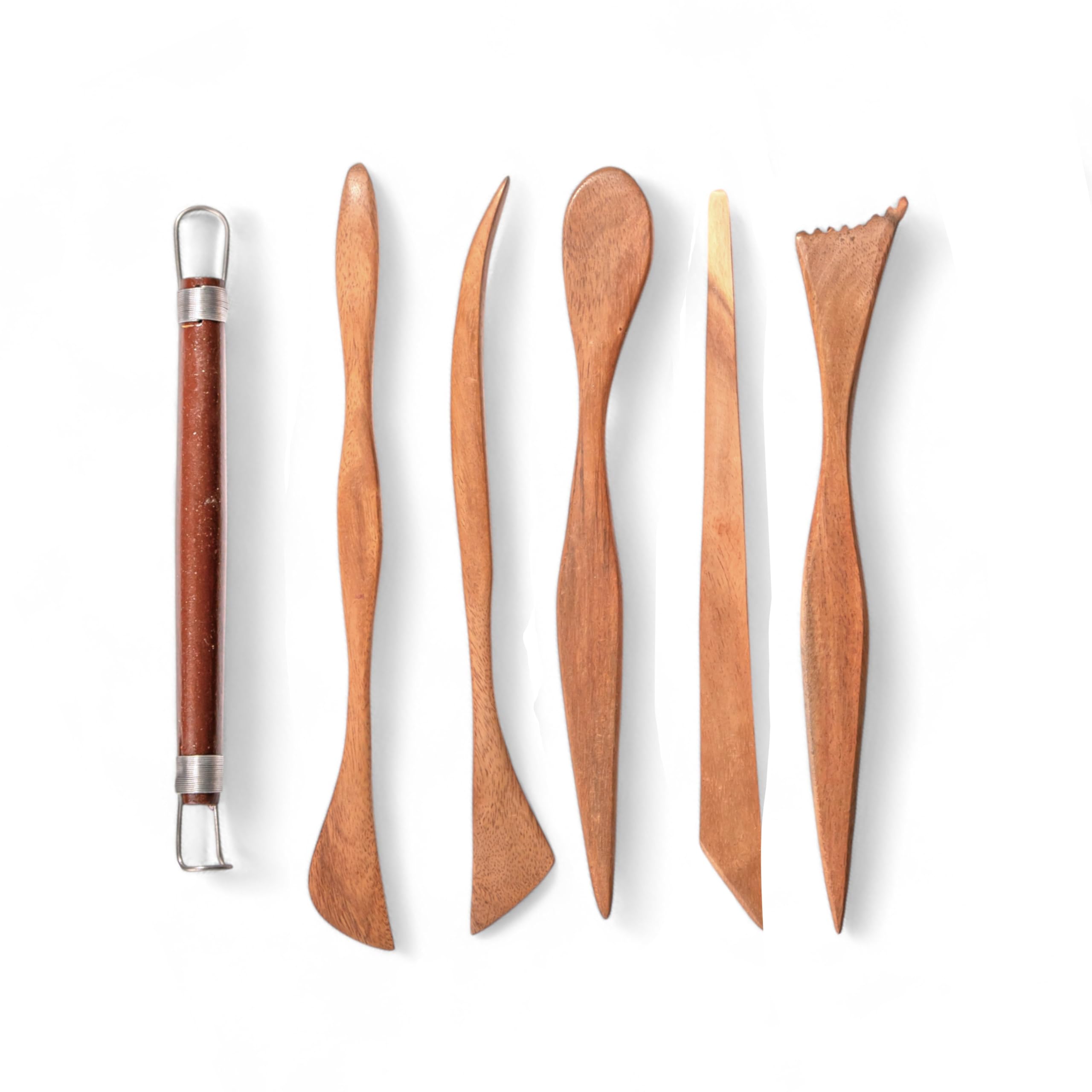 Artright Artist Clay Modelling Tools Set of 6, Ideal for Modelling, Sculpting, Scarping, Cutting, Fine Detailing, Smoothening, Shaping and Trimming Tools (Multicolor, 10pcs)