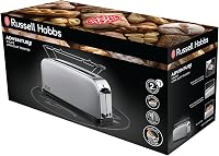 Russell Hobbs Adventure hosszú résés kenyérpirító, 1000W, rozsdamentes acél, 6 fokozat 2