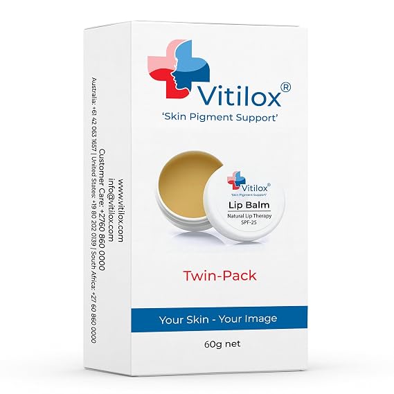 Vitiligo Vitilox Lip Balm 'Twin Pack'