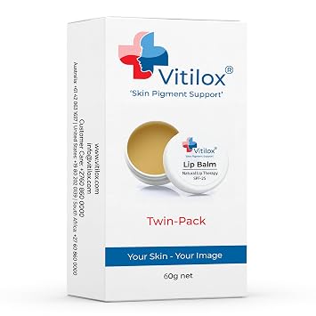 Vitiligo Vitilox Lip Balm 'Twin Pack'