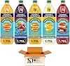 Robinson's Double Strength No Added Sugar Squash 1.75L Assorted Robinson's Concentrate Squash Pack Of 5 Apple & Blackcurrant, Orange & Pineapple, Summer Fruits, Orange, Lemon