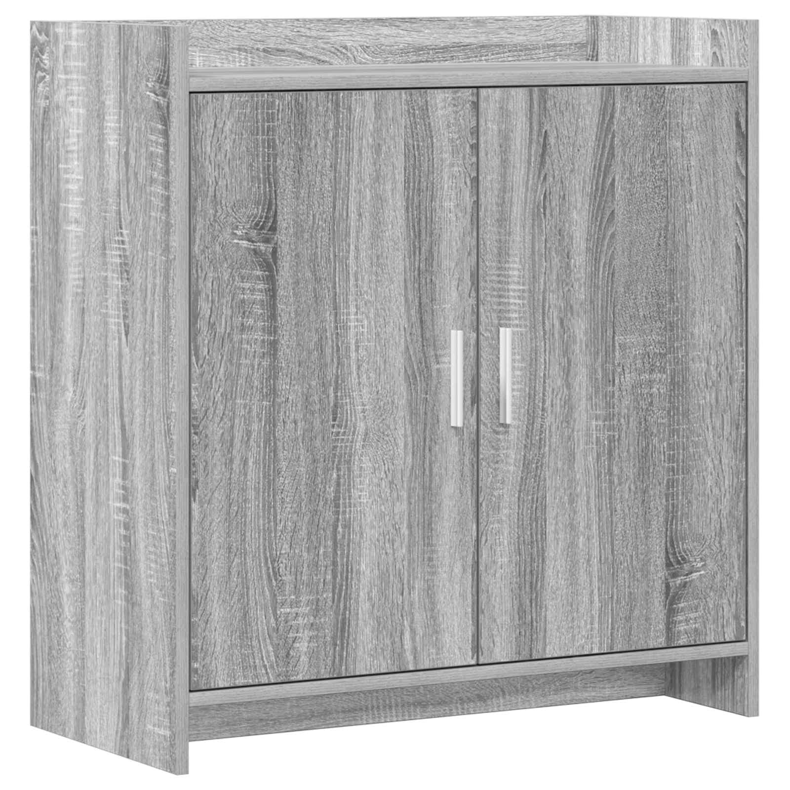 Credenza grigio Sonoma, 72 x 36 x 80 cm, in legno