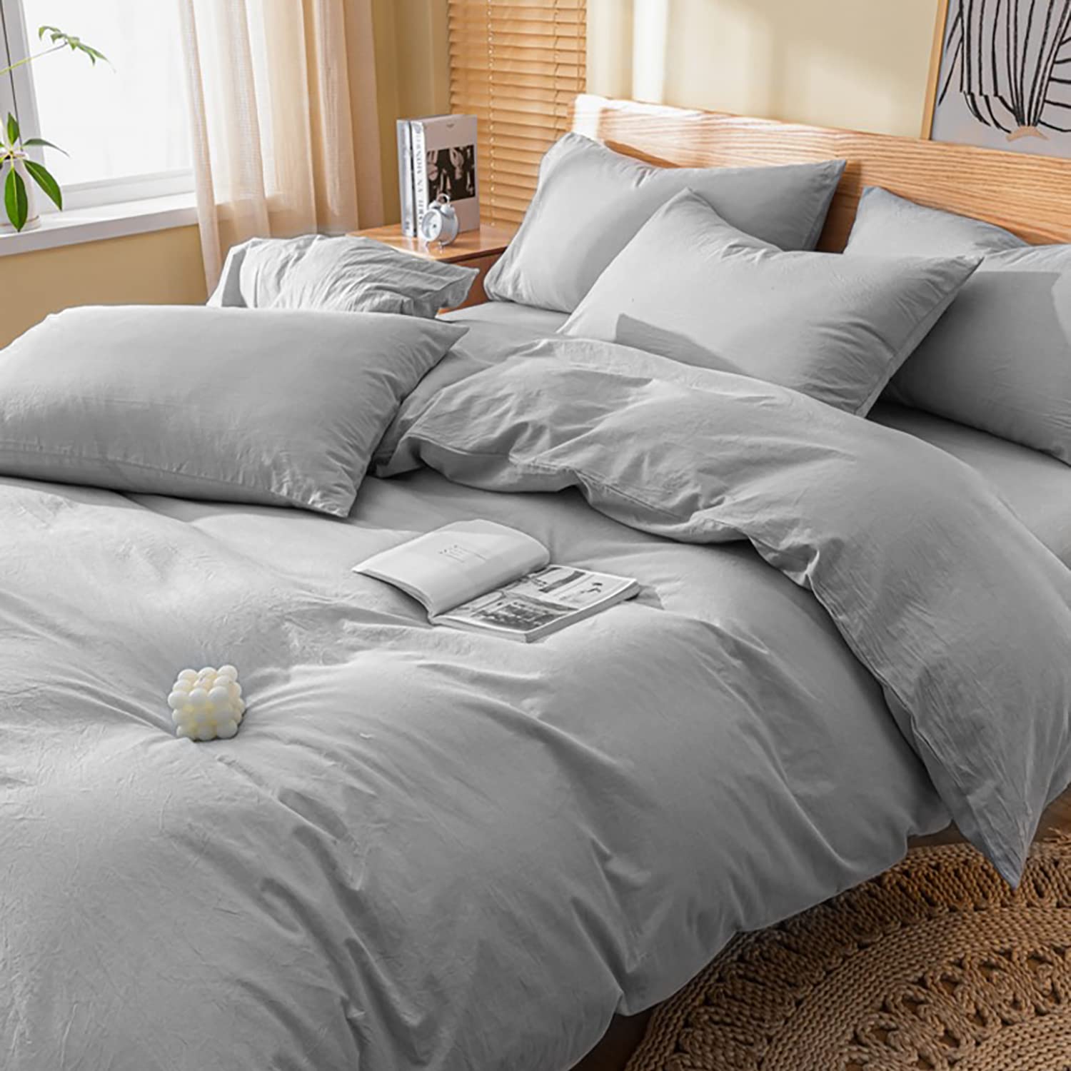 Lirex Lot De 2 Taie Oreiller 50 X 80 Cm,100% Coton, Taie D'oreiller Respirantes, Certification Oeko-TEX, Bleu Ciel