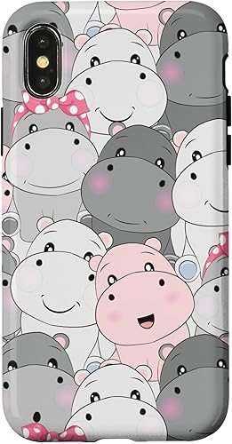 Miniatura 7 de Funda para iPhone 12 Pro Max con diseño de hipopótamo sin costuras para mujer