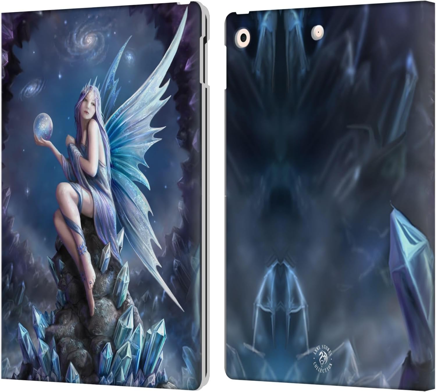 Head Case Designs Officially Licensed Anne Stokes Stargazer Fairies Leather Wallet Case Compatible with Apple iPad 10.2 2019/2020/2021