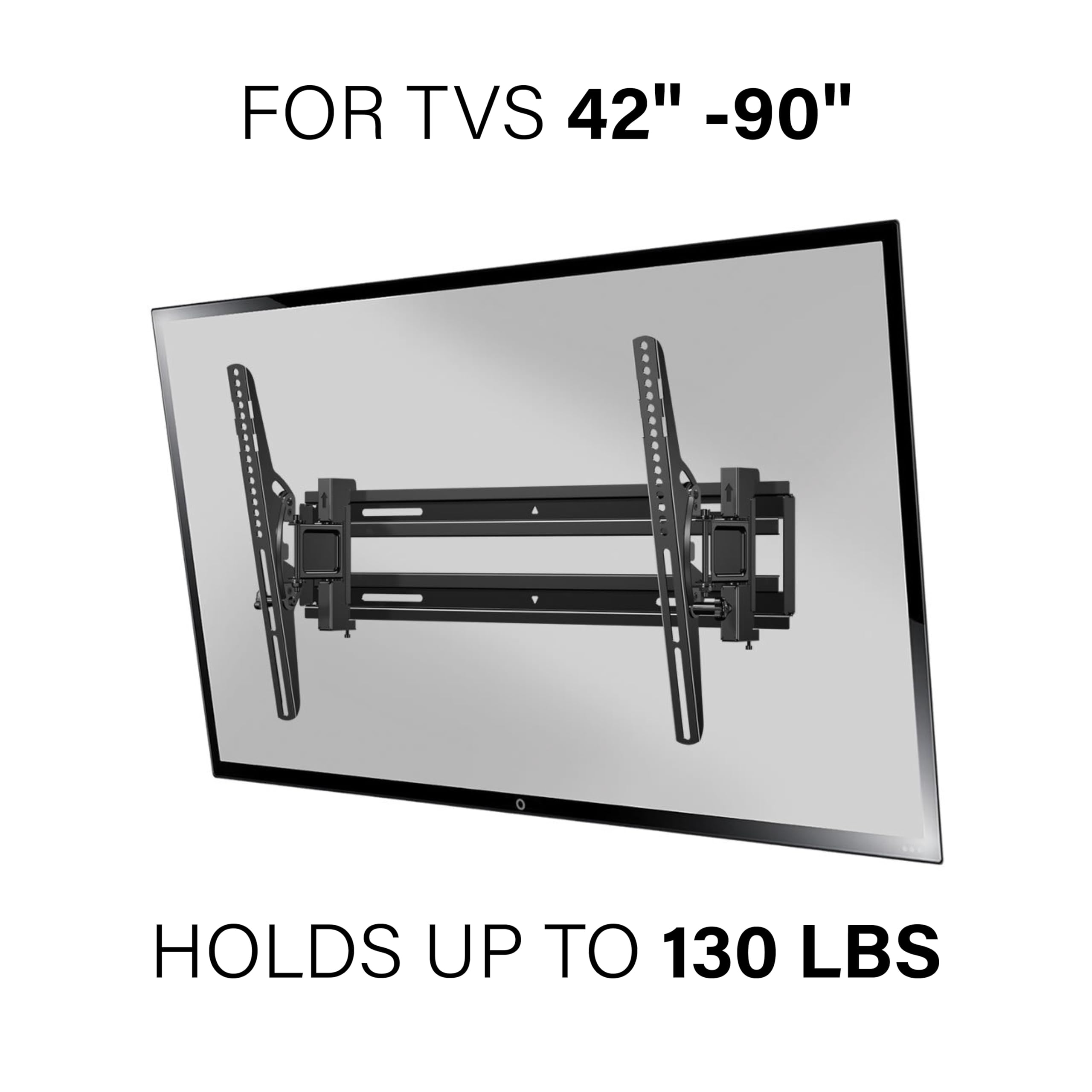 SANUS VuePoint FLT1-B2 uchwyt ścienny do telewizora Extend+Tilt, uniwersalne uchwyty pasują do większości płaskich telewizorów 81.3 cm - 177.8 cm