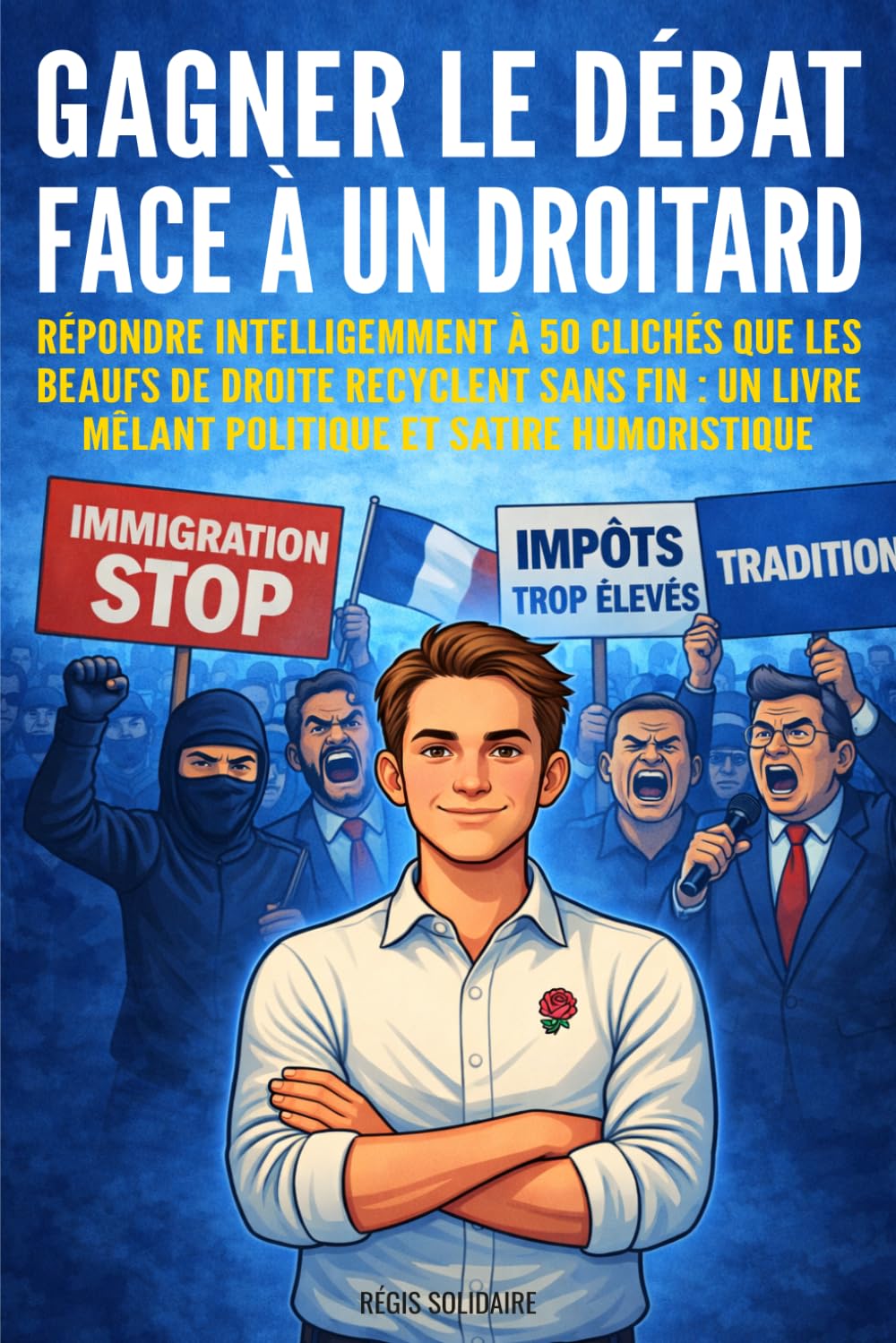 GAGNER LE DÉBAT FACE À UN DROITARD: Répondre intelligemment à 50 clichés que les beaufs de droite recyclent sans fin : un livre mêlant politique et satire humoristique