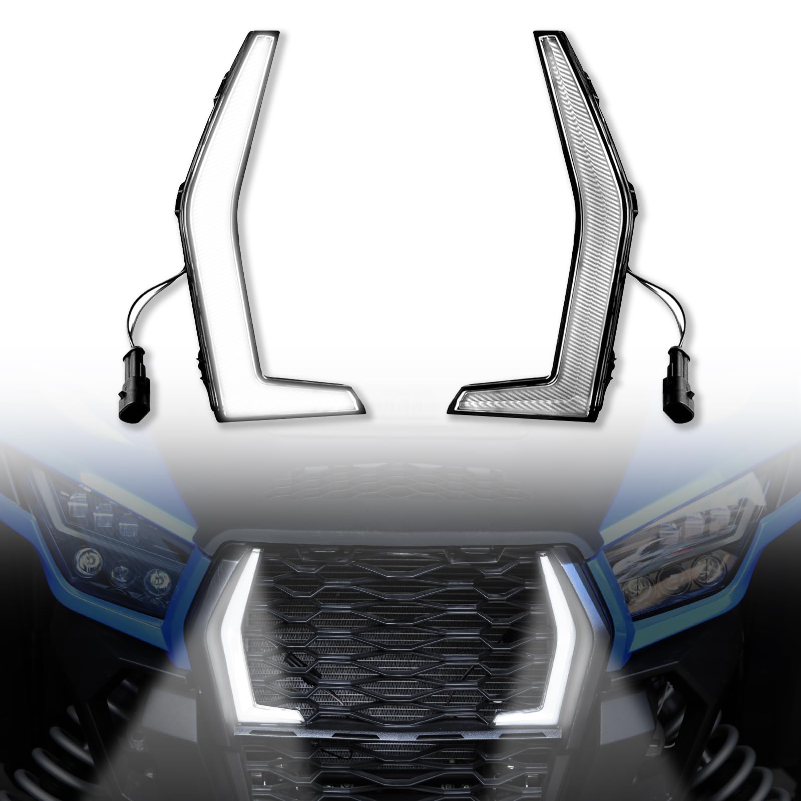 Amazon.com: XATVXUTV LED Fang Lights for Kawasaki Teryx KRX 1000