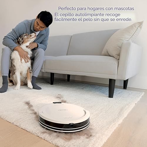 Miniatura 6 de Shark Navigator AV2120 - Aspiradora robot con navegación SmartPath y cepillo autolimpiante, potente succión, para alfombras y suelos duros, blanco,