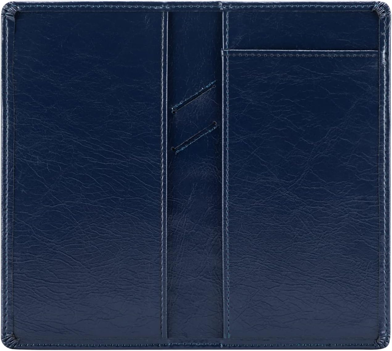 Aurya Leather Checkbook Covers for Personal Checkbook, Checkbook Holder with Free Vinyl Divider, Checkbook Cover for Duplicate Checks for Men and Women