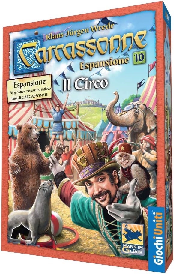 Giochi Uniti Carcassonne Exp 10-Il Circo, Colores, GU626